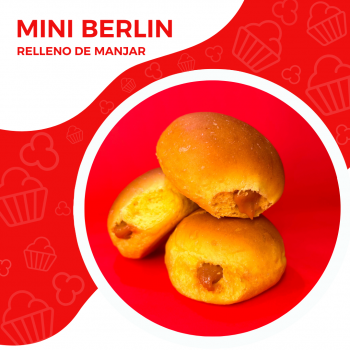 MINI BERLON RELLENO DE MANJAR